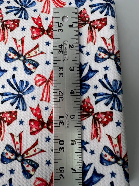 USA Coquette Bullet Fabric, Soft Textured Stretchy Bullet Fabrics