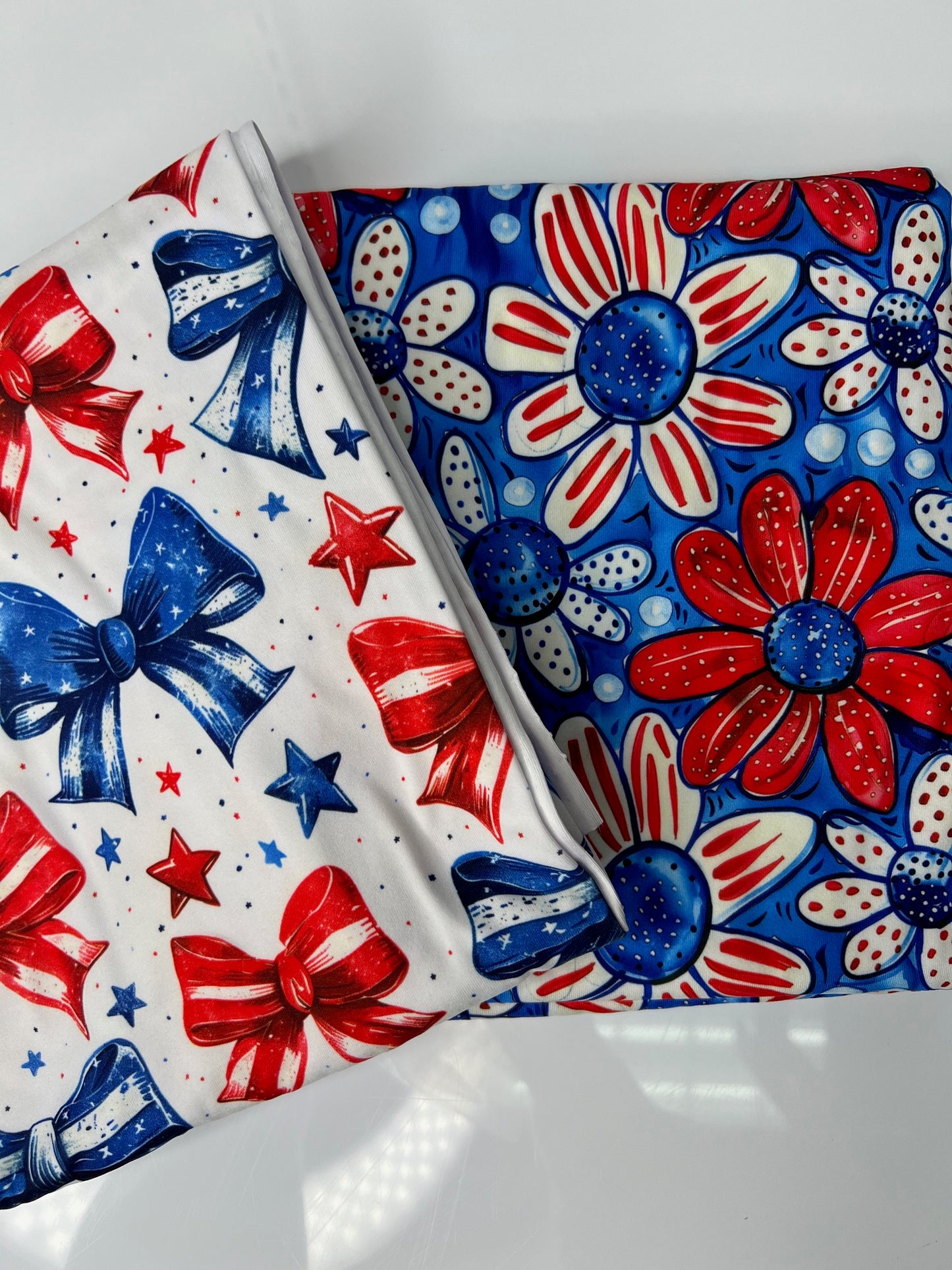 USA Floral DBP Fabric, Super Soft & Stretchy DBP Fabrics