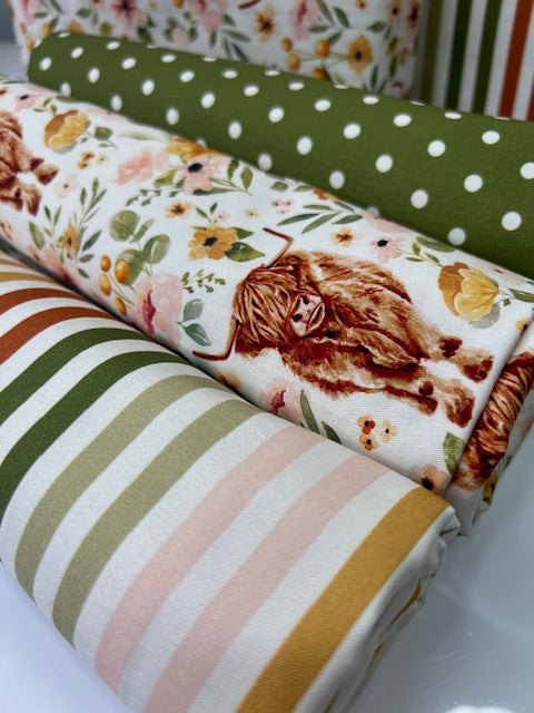 Charlotte Stripes Multi Color 100% Cotton, Cate & Rainn Charlotte Stripes Cotton Fabric, Quilting Cotton