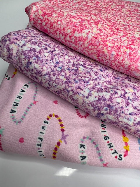 Lavender Faux Glitter DBP Fabric