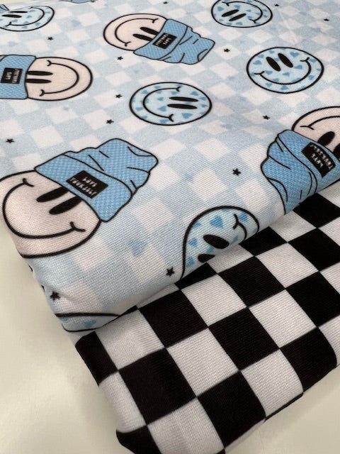 Retro Groovy Smiley Face, Love Yourself DBP Fabric