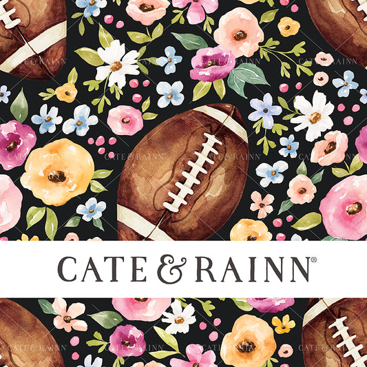 Cate & Rainn Melody Football Floral Black
