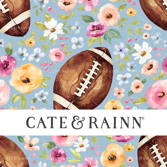 Cate & Rainn Melody Football Floral Blue