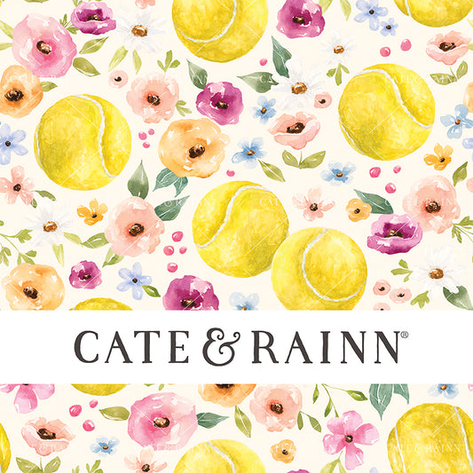 Cate & Rainn Melody Tennis Floral Cream