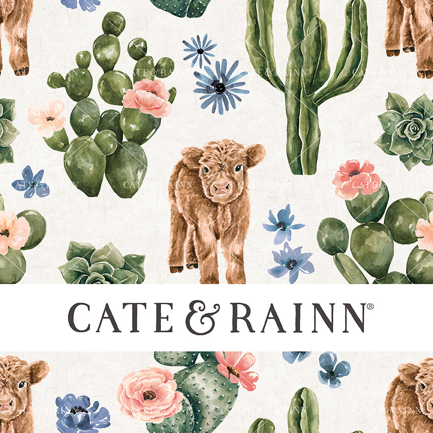 Cate & Rainn Wanderlust Desert Highland Cream Fabric