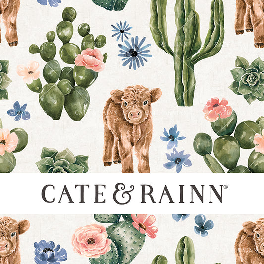 Cate & Rainn Wanderlust Desert Highland Cream Fabric