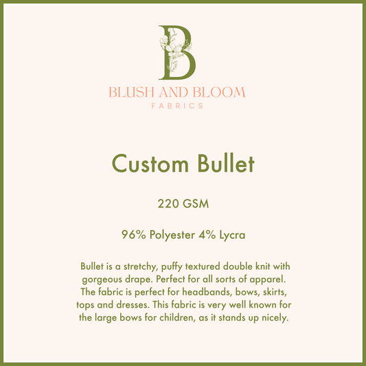 Custom Bullet